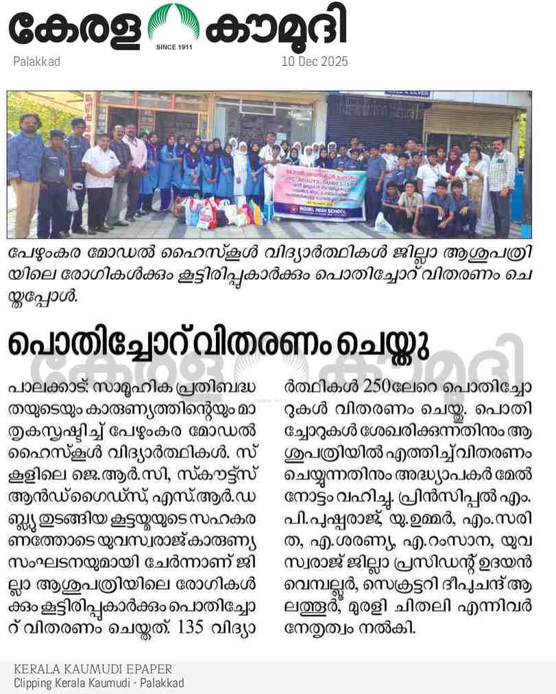 പൊതിച്ചോറ് വിതരണം 